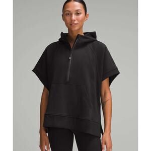 NWT Lululemon Scuba Oversized Short-Sleeve Pullover Black Size XS/S